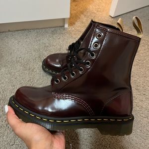 Burgundy Doc Martens